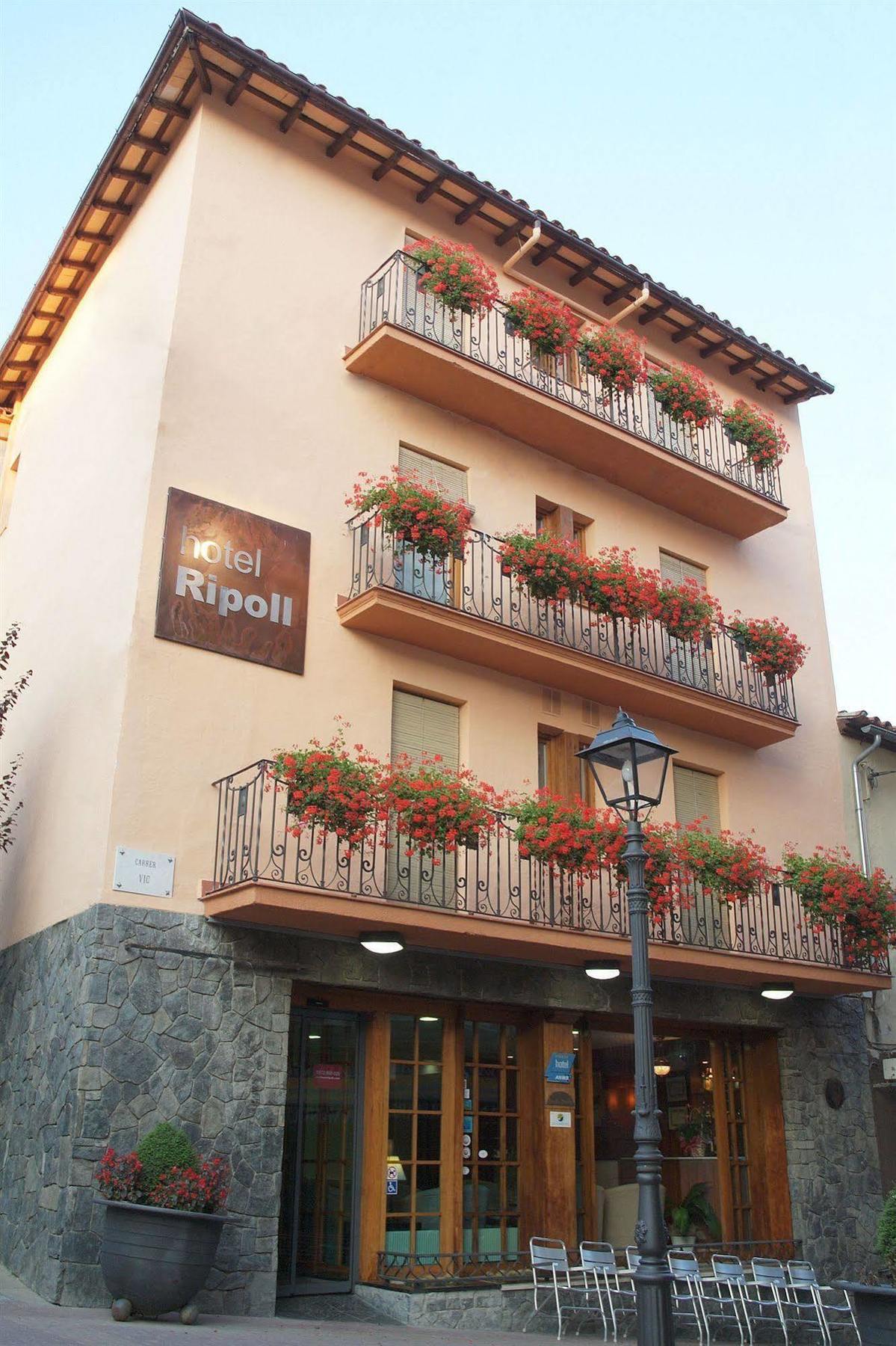 Hotel Ripoll Sant Hilari Sacalm Luaran gambar